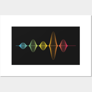 Sound Wave Posters and Art